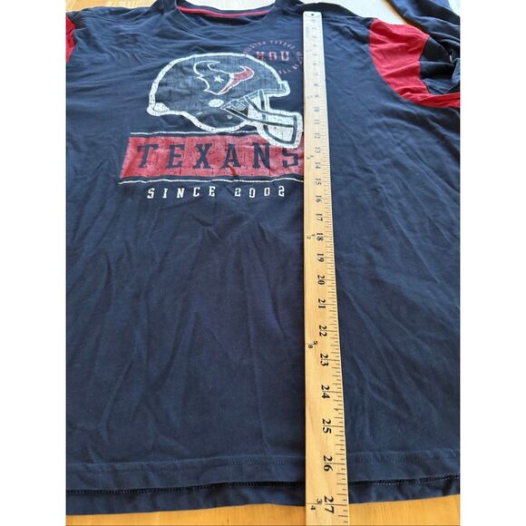 Nike Houston Texans Long-Sleeve Shirt (NFL Team Apparel, Navy/Red, XXL) - Picture 6 of 10
